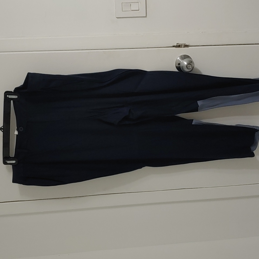 Preowned Navy Patch Cigarette Pant Universal Standard Size 18W